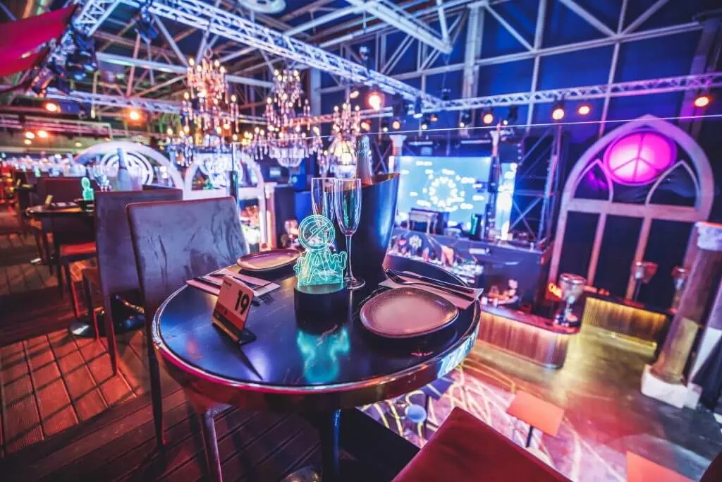 View of some tables at WAH Madrid