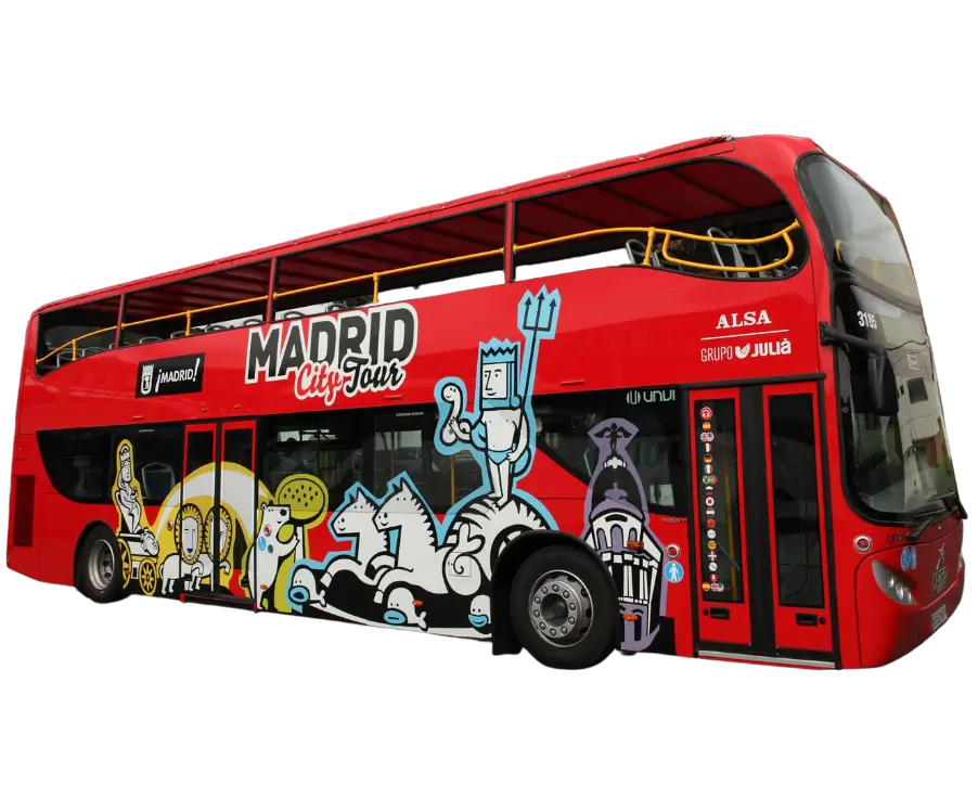 Madrid City Tour panoramic bus